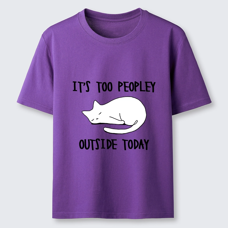 Tokyo-Tiger Funny Meme Quiet Lazy Cat Minimal Line Art Classic T-Shirt