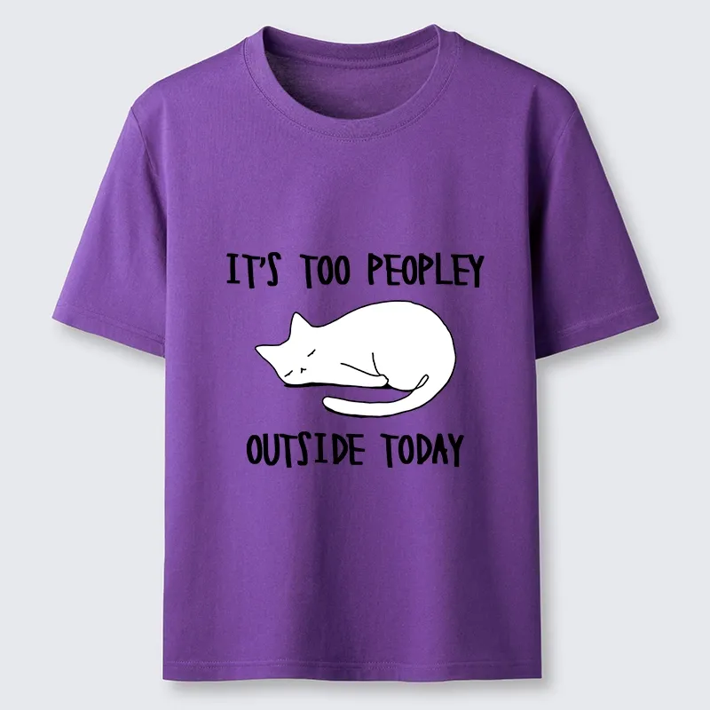 Tokyo-Tiger Funny Meme Quiet Lazy Cat Minimal Line Art Classic T-Shirt