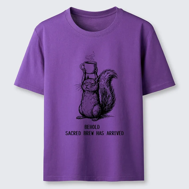 Tokyo-Tiger Squirrel Hold Sacred Coffee Meme Classic T-Shirt
