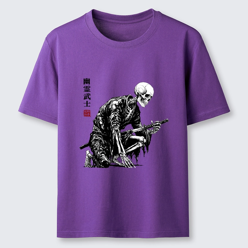 Tokyo-Tiger Vintage Dark Ghost Samurai Sketch Classic T-Shirt