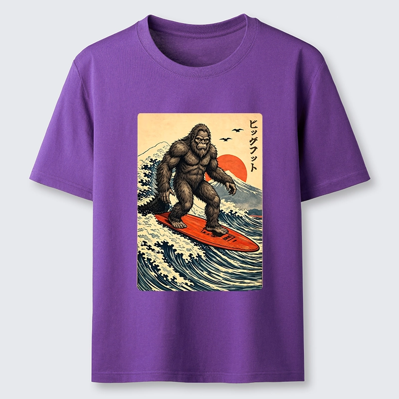 Tokyo-Tiger Myth Beast Surf Fuji Mountain Wave Art Classic T-Shirt