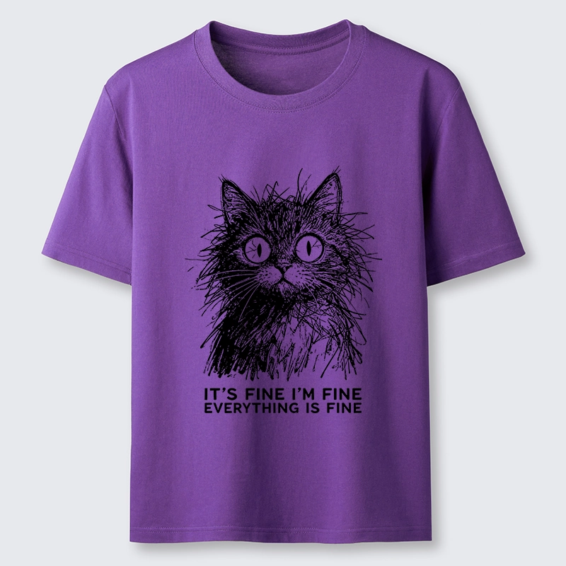 Tokyo-Tiger Fluffy Wild Cat Calm Fake Mood Classic T-Shirt