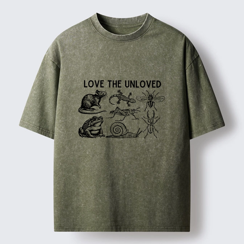 Tokyo-Tiger Embrace Every Small Critter Washed T-Shirt