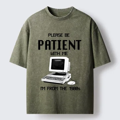 Tokyo-Tiger Slow Tech Funny Meme Washed T-Shirt