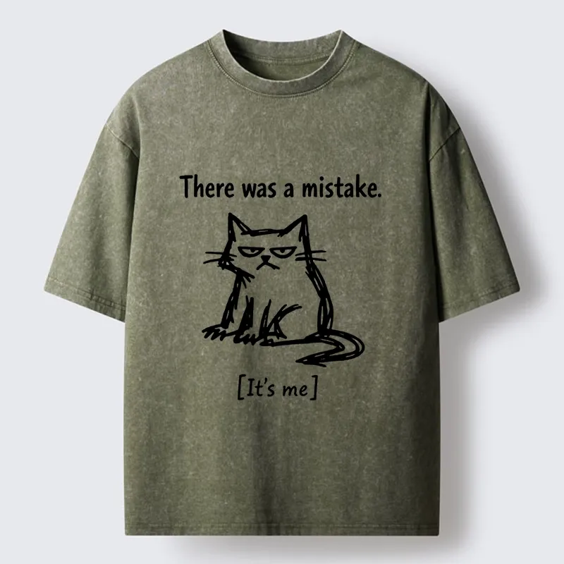 Tokyo-Tiger Mistake Cat Funny Meme Washed T-Shirt