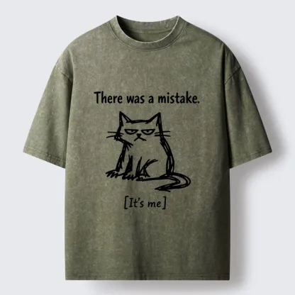 Tokyo-Tiger Mistake Cat Funny Meme Washed T-Shirt