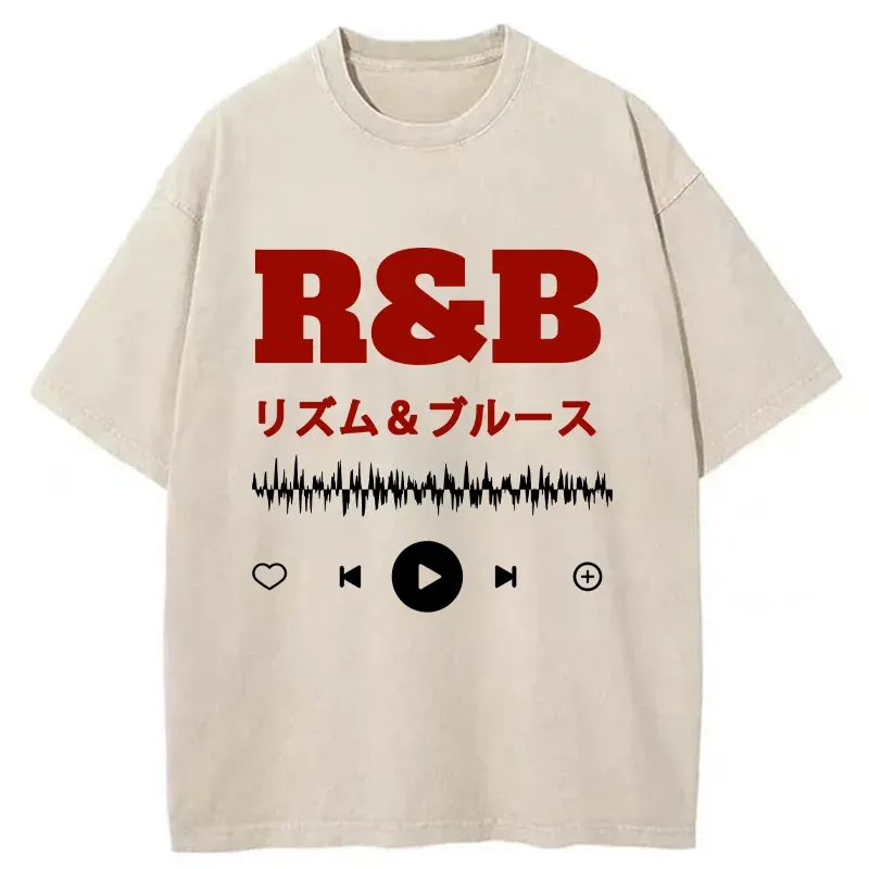 Tokyo-Tiger Rhythm And Blues Washed T-Shirt