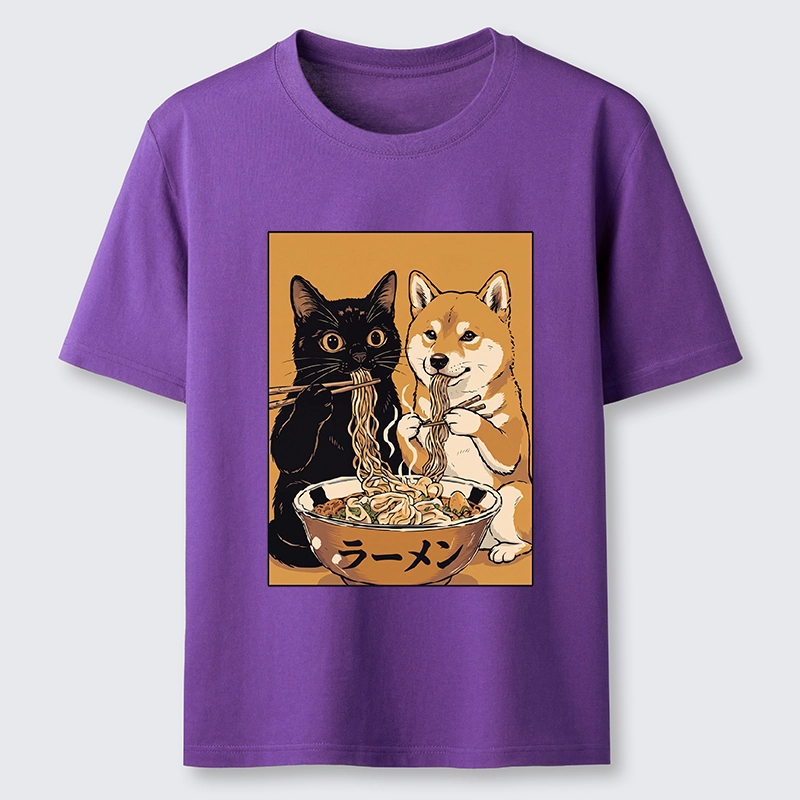 Tokyo-Tiger Funny Meme Cat Shiba Noodle Lovers Classic T-Shirt