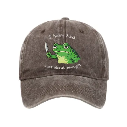 Tokyo-Tiger Impatient Frog Washed Cap