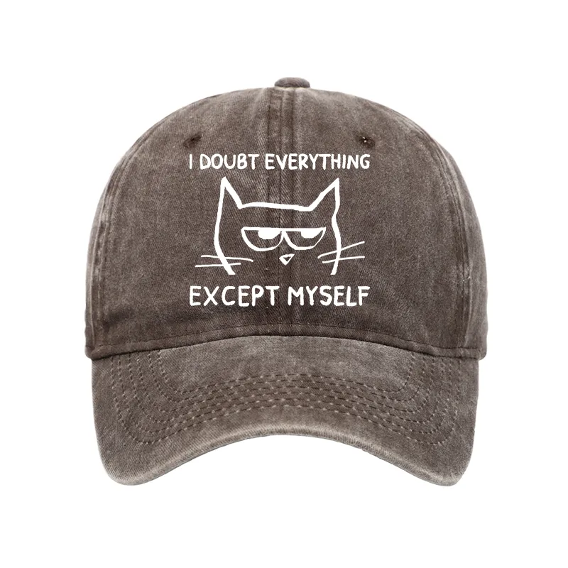 Tokyo-Tiger Confident Kitten Washed Cap
