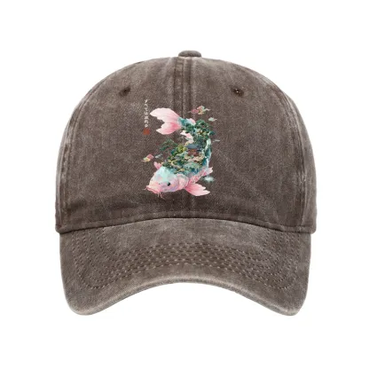 Tokyo-Tiger Journey Of The Flowing Koi Washed Cap