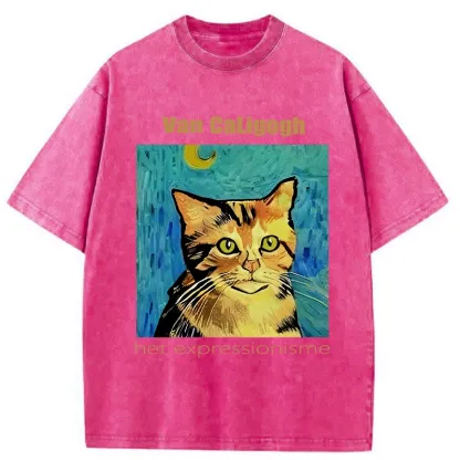 Tokyo-Tiger Van Caligogh Washed T-Shirt