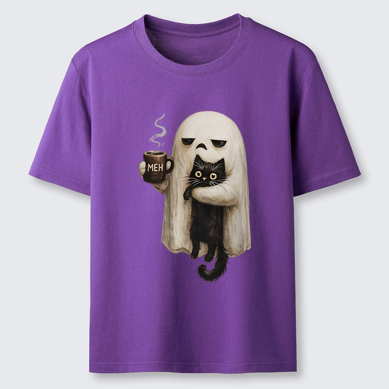 Tokyo-Tiger Ghost Cat Coffee Mood Classic T-Shirt