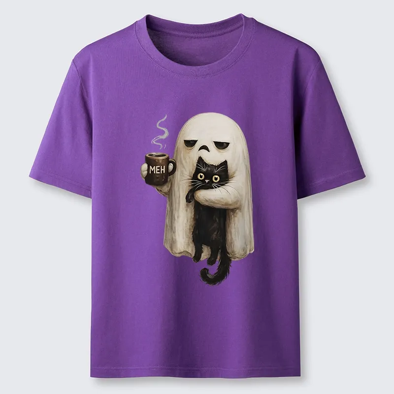 Tokyo-Tiger Ghost Cat Coffee Mood Classic T-Shirt
