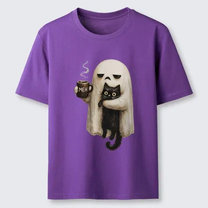 Tokyo-Tiger Ghost Cat Coffee Mood Classic T-Shirt