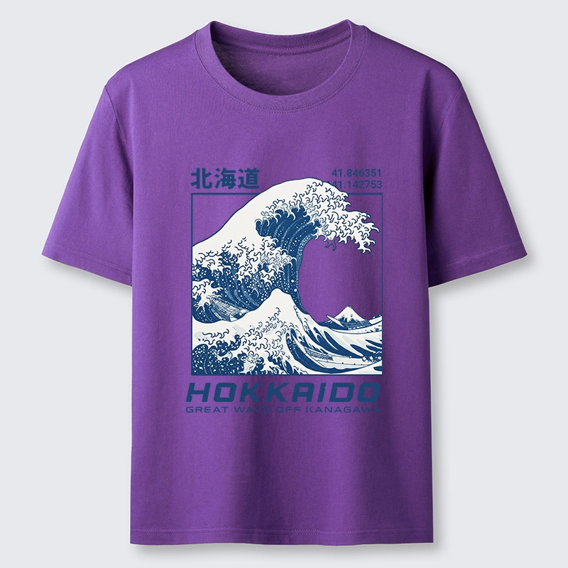 Tokyo-Tiger Hokkaido Wave Art Classic T-Shirt
