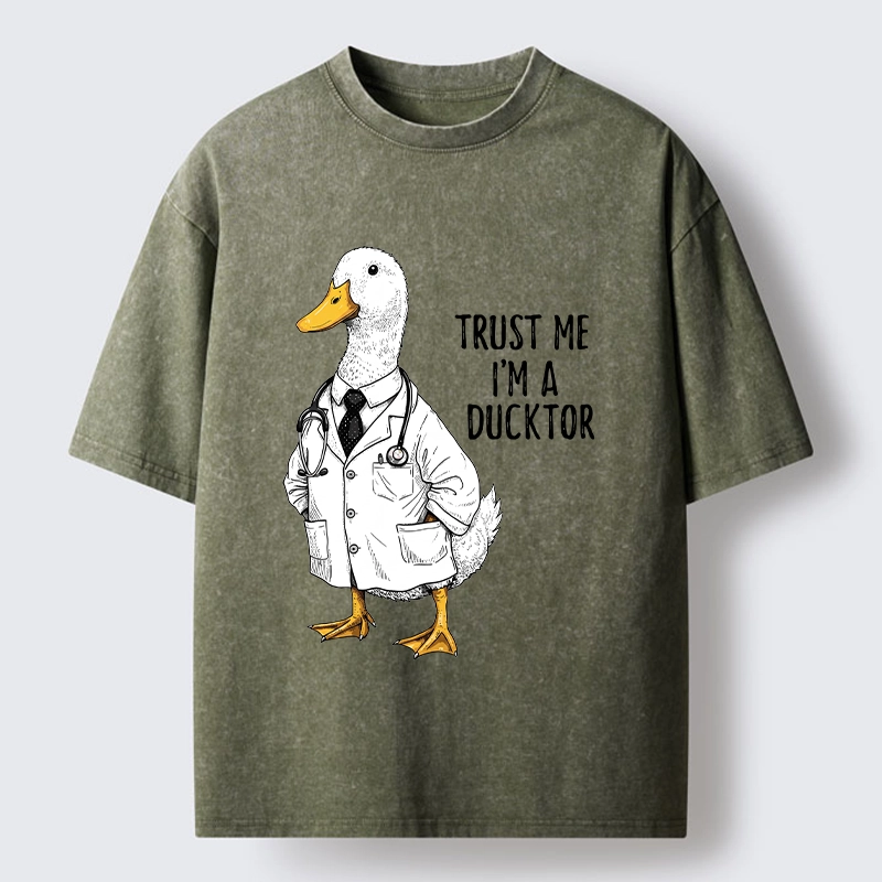 Tokyo-Tiger Trust Ducktor Washed T-Shirt
