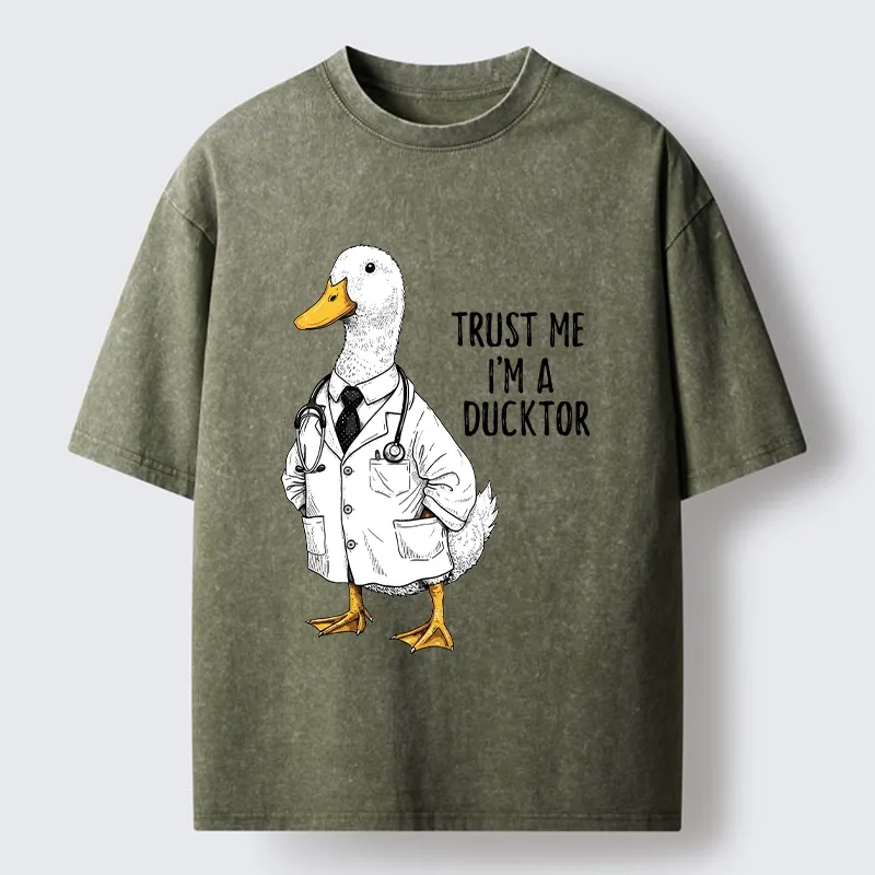 Tokyo-Tiger Trust Ducktor Washed T-Shirt