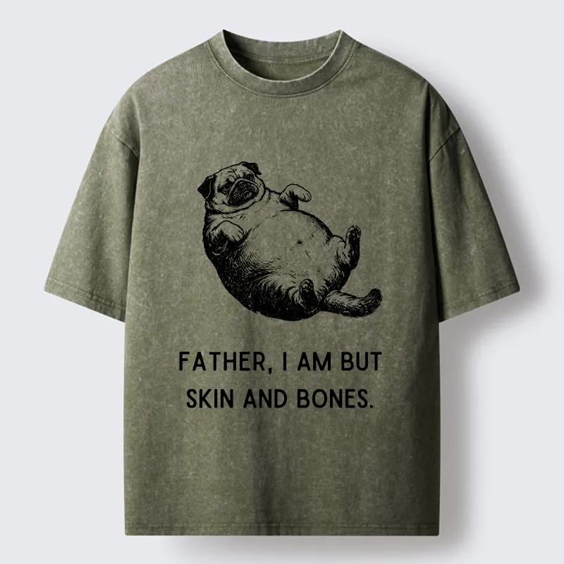 Tokyo-Tiger Skin And Bones Pup Washed T-Shirt