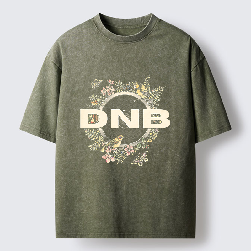 Tokyo‑Tiger Drum And Bass Japanese Washed T-Shirt
