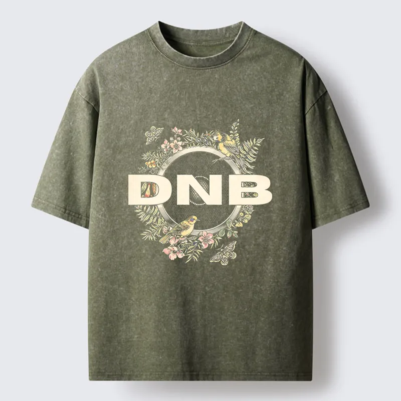 Tokyo‑Tiger Drum And Bass Japanese Washed T-Shirt
