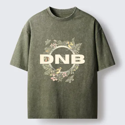 Tokyo‑Tiger Drum And Bass Japanese Washed T-Shirt