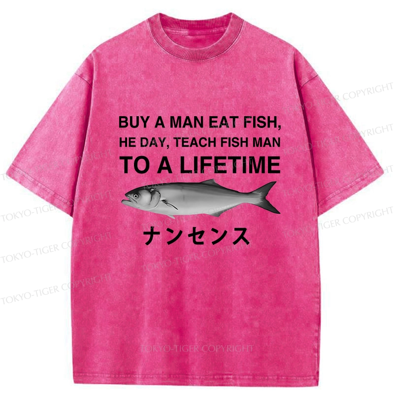 Tokyo-Tiger Funny To A Lifetime Washed T-Shirt