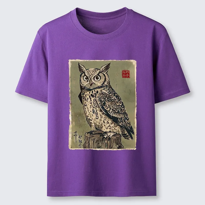 Tokyo-Tiger Wise Forest Owl Classic T-Shirt