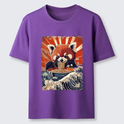 Tokyo-Tiger Red Panda Noodle Fun Classic T-Shirt