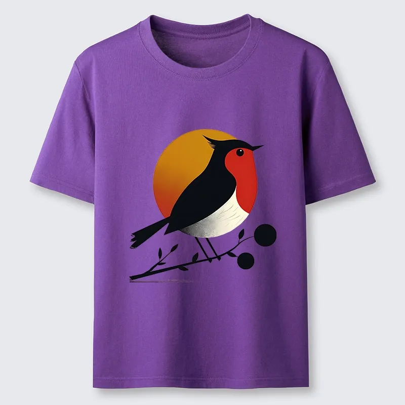 Tokyo-Tiger Robin Sunset Rest Classic T-Shirt
