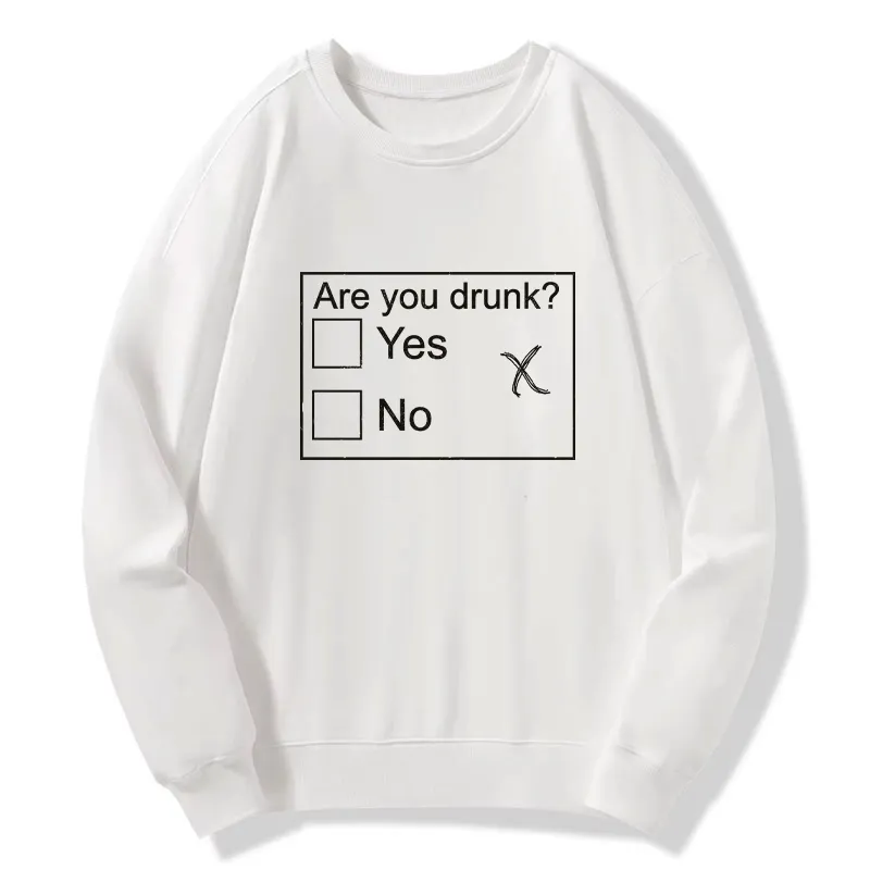 Tokyo-Tiger Confused Drunk Checkbox Graphic Classic Sweatshirt