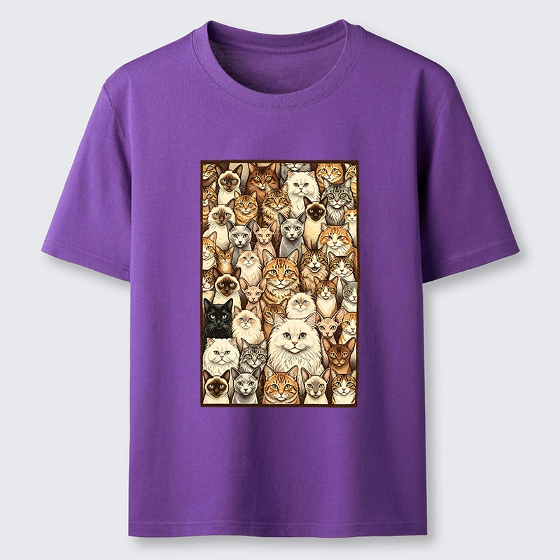 Tokyo-Tiger Many Cat Crew Classic T-Shirt