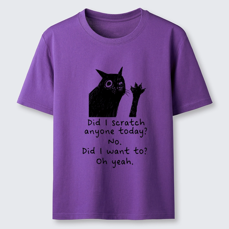 Tokyo-Tiger Black Cat Scratches People Classic T-Shirt