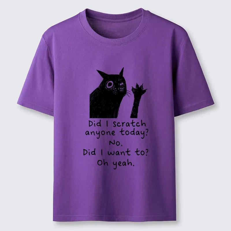 Tokyo-Tiger Black Cat Scratches People Classic T-Shirt