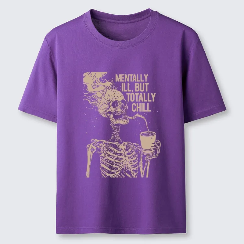 Tokyo-Tiger Funny Skeleton Chill Classic T-Shirt