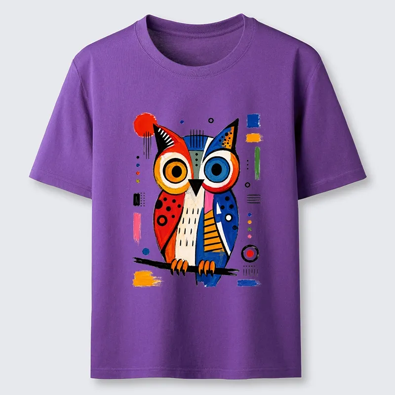 Tokyo-Tiger Abstract Owl Art Classic T-Shirt