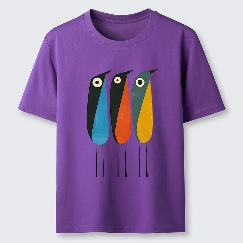 Tokyo-Tiger Bold Shape Birds Classic T-Shirt