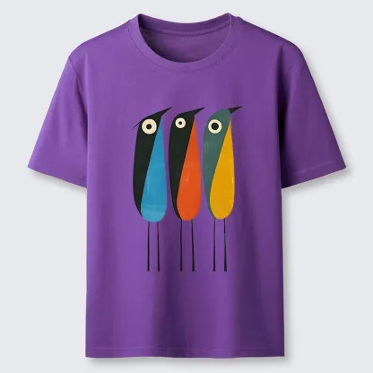 Tokyo-Tiger Bold Shape Birds Classic T-Shirt