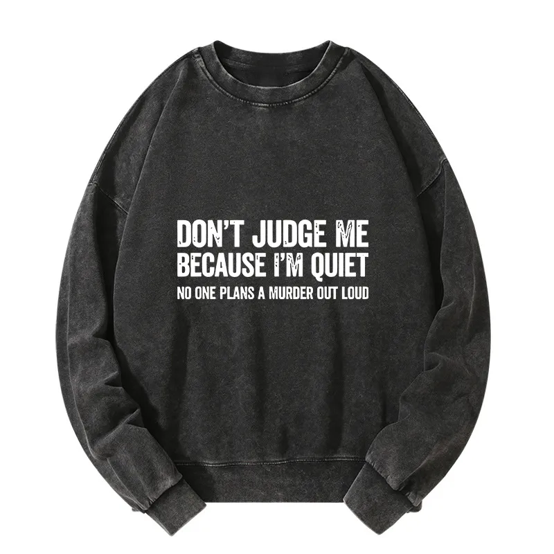 Tokyo-Tiger Sarcastic Funny Quote Washed Sweatshirt