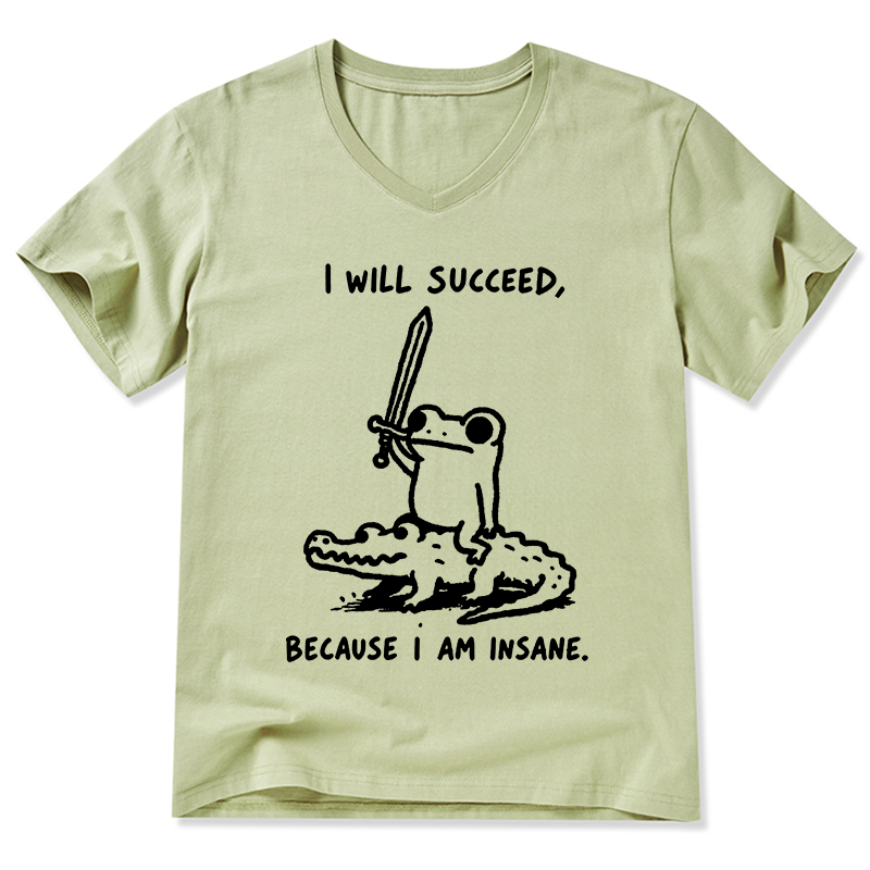 Tokyo-Tiger Warrior Frog Funny Meme V-Neck Classic T-Shirt