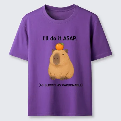 Tokyo-Tiger Slow Task Capybara Meme Classic T-Shirt