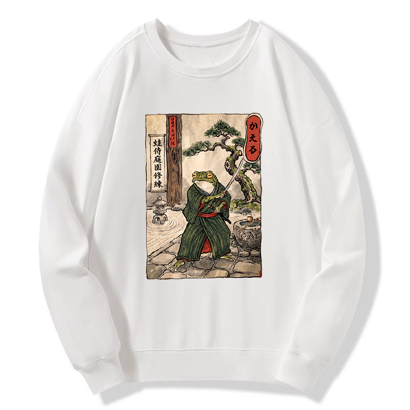 Tokyo-Tiger Samurai Frog Training Classic Sweatshirt