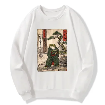 Tokyo-Tiger Samurai Frog Training Classic Sweatshirt