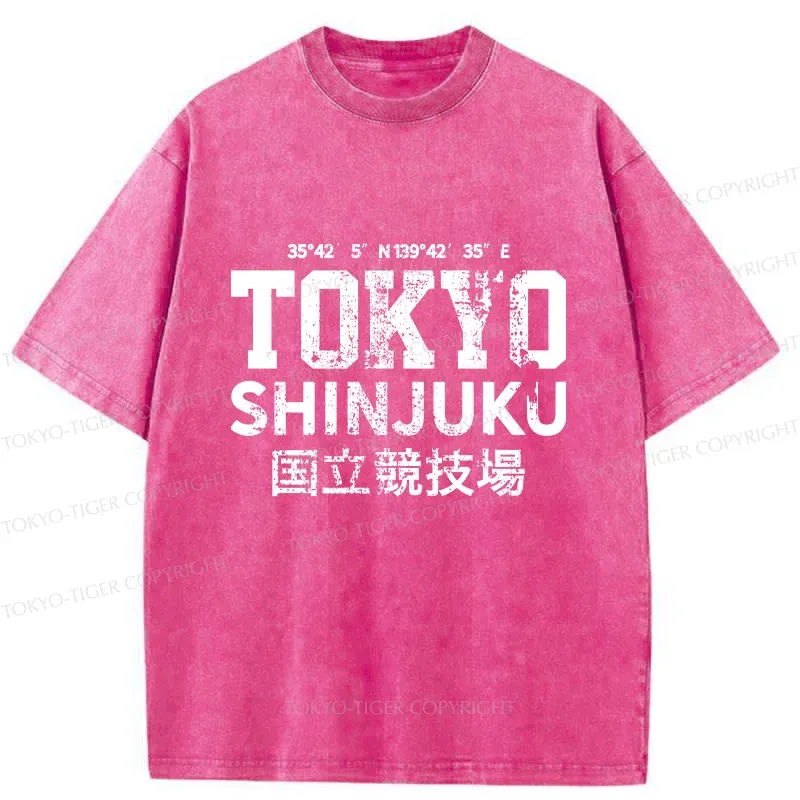 Tokyo-Tiger Tokyo Shinjuku Washed T-Shirt