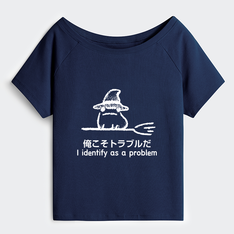Tokyo-Tiger Mischief Magic Dude Off Shoulder T-Shirt