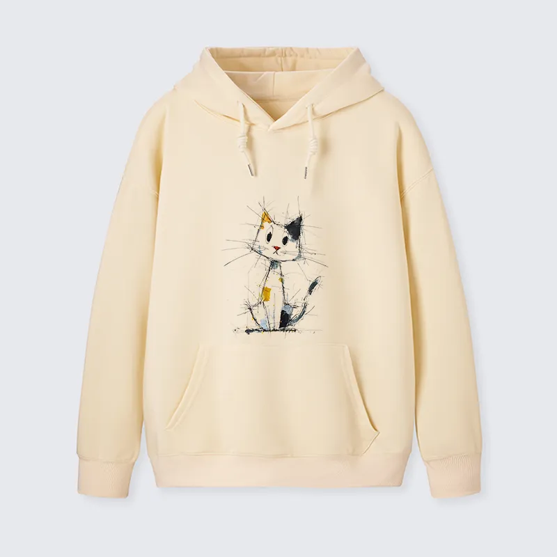 Tokyo-Tiger Minimal Splash Ink Cute Cat Classic Hoodie Sale