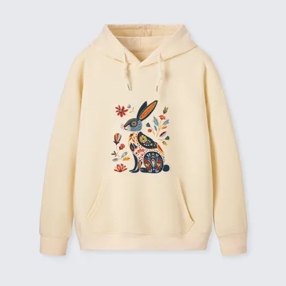 Tokyo-Tiger Folk Hare Bloom Classic Hoodie