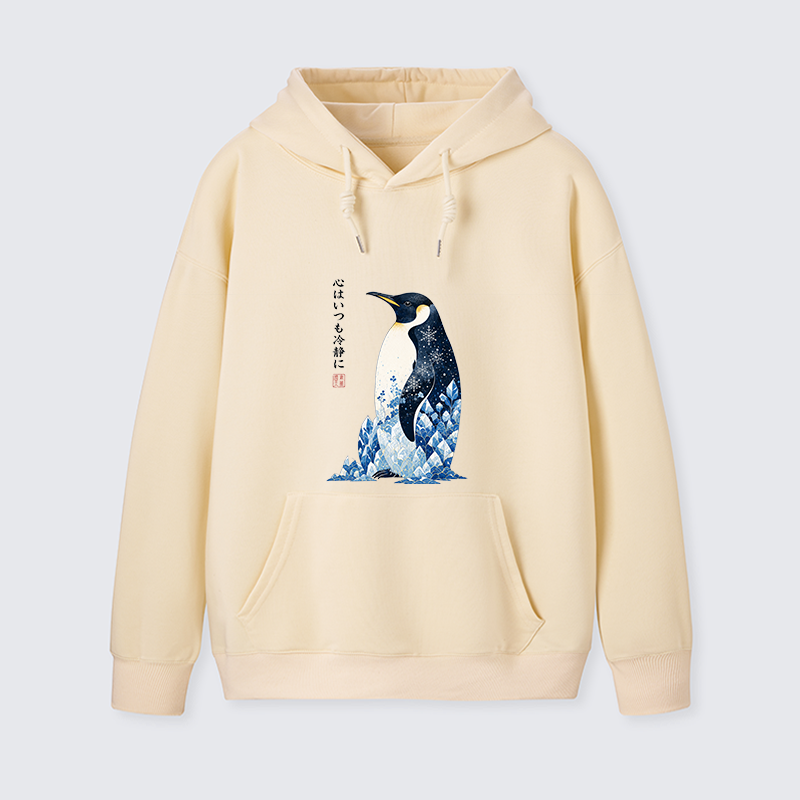 Tokyo-Tiger Keep Calm Penguin Classic Hoodie