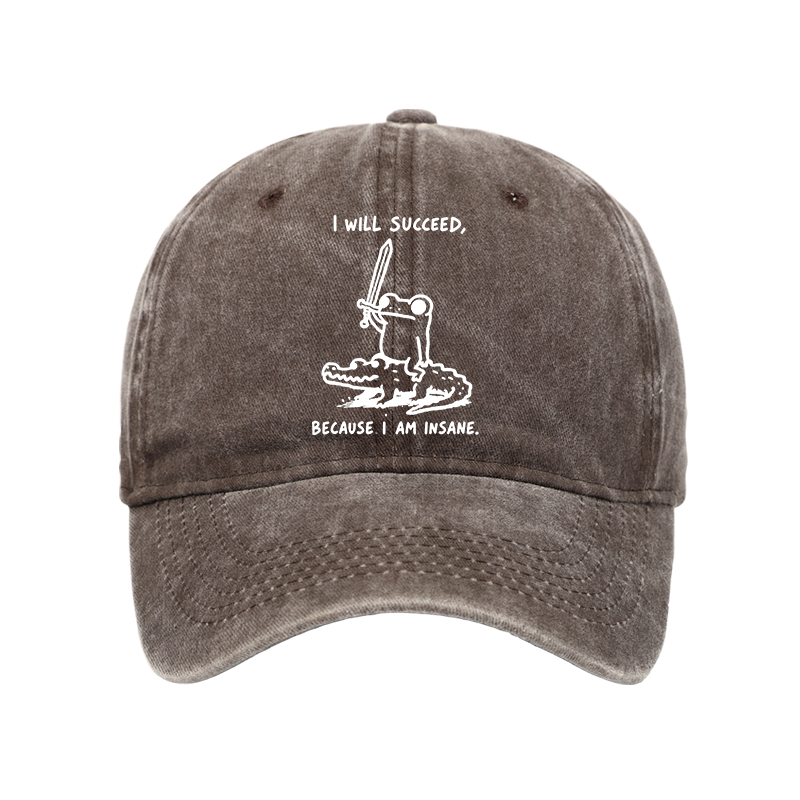 Tokyo-Tiger Warrior Frog Funny Meme Washed Cap