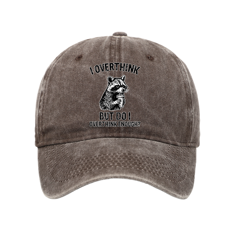 Tokyo-Tiger Constant Overthinking Washed Cap